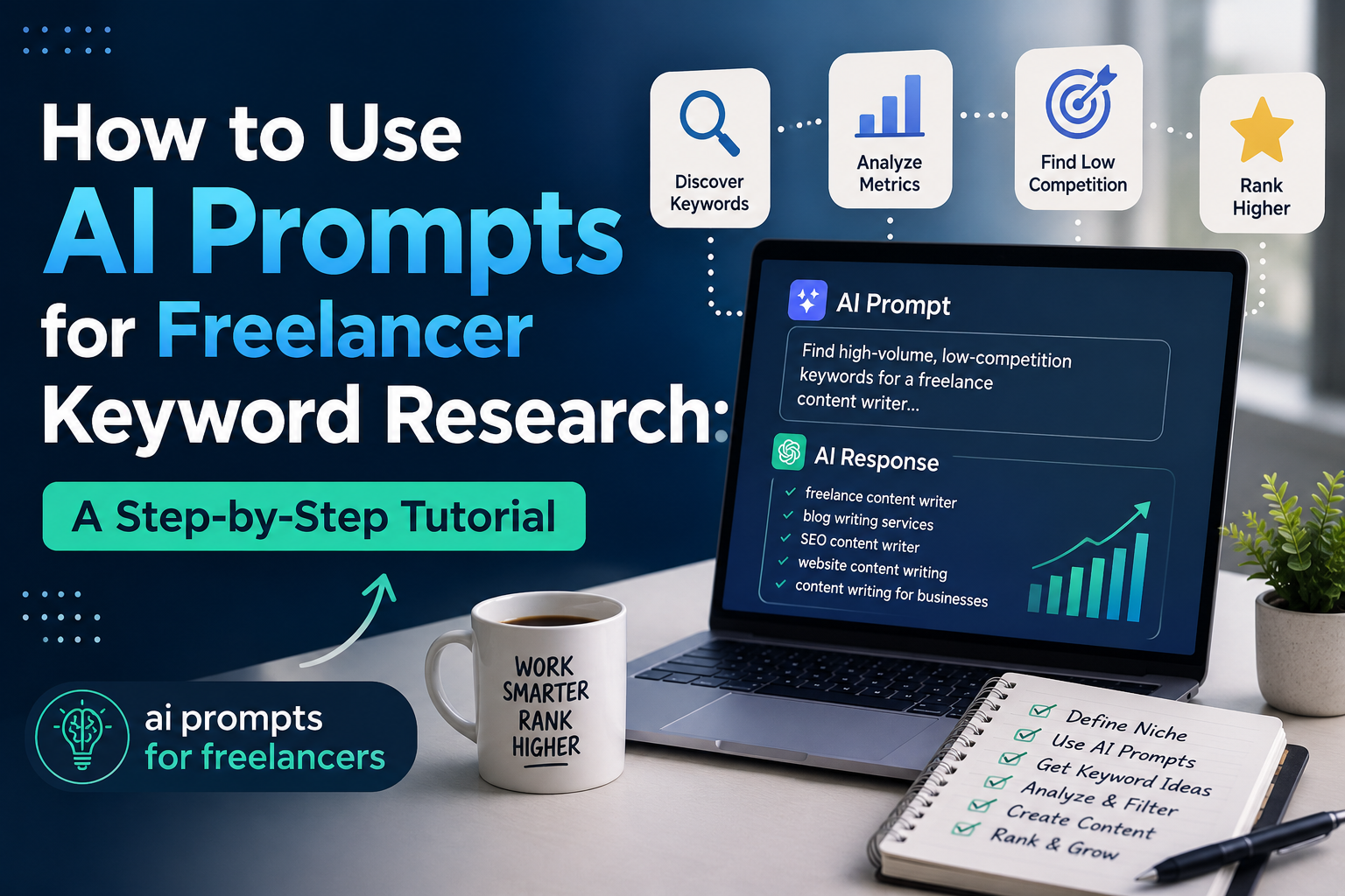 How to Use AI Prompts for Freelancer Keyword Research: A Step-by-Step Tutorial