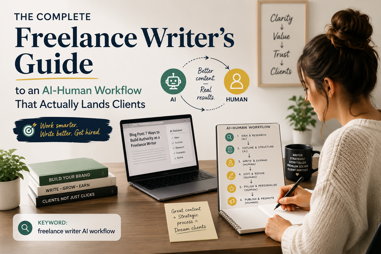 freelance writer AI workflow